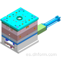 Molde de inyección de plástico de precisión de moldeo de doble tiro 2k